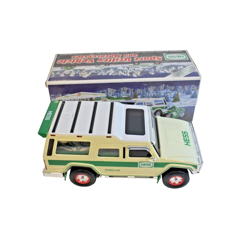 Hess 2004 Sport Utility Vehicle And Motorcycles In Box